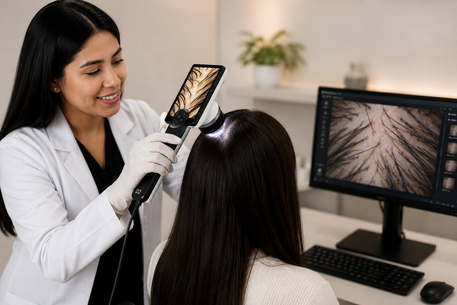Tecnología Hair Metrix AI